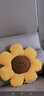 派客思太陽(yáng)花抱枕沙發(fā)客廳花朵飄窗靠墊花瓣靠背現代輕奢床頭靠枕ins風(fēng) 黃花棕芯 中號60X60CM 曬單實(shí)拍圖