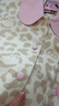 野獸派家居（tbh）Hello Kitty全棉法蘭絨家居服套裝秋冬可外穿睡衣女 奶油豹紋 XS 曬單實(shí)拍圖