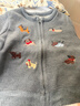 2025童裝新品秋款女童針織衫洋氣女寶寶開(kāi)衫外套兒童毛衣長(cháng)袖 灰色【KF819刺繡小動(dòng)物開(kāi)衫】 100 曬單實(shí)拍圖