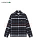 LACOSTE【王一博同款】法國鱷魚(yú)男裝25秋冬新款格紋襯衫外套|CH9208 6AG/黑白格紋 39 曬單實(shí)拍圖