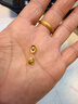 領(lǐng)豐金黃金小金元寶實(shí)心足金9999收藏禮物攢金錠婚慶擺件金豆送禮物喜慶 1g 曬單實(shí)拍圖