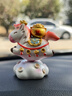 迪加倫創(chuàng  )意小馬財財轉轉擺件生肖馬年吉祥家居玄關(guān)辦公裝飾屬馬文創(chuàng  )禮物 曬單實(shí)拍圖