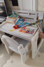 babypods兒童積木桌可升降書(shū)桌寶寶學(xué)習桌1-3-6歲繪畫(huà)游戲桌學(xué)習桌椅套裝 曬單實(shí)拍圖