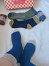 立形計襪子男士秋冬季100%純棉抗菌防臭加絨厚款毛圈中筒毛巾底吸汗保暖 曬單實(shí)拍圖