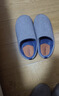 科柔KENROLL男女冬款居家戶(hù)外防滑可機洗長(cháng)幫保暖棉拖鞋 深藍色 42-43 (265mm) 曬單實(shí)拍圖