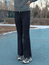 安踏徐夢(mèng)桃同款高智感通勤褲丨喇叭褲無(wú)氟拒水女飛魚(yú)褲西褲162617509N 曬單實(shí)拍圖