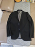 G2000【多面彈性】秋冬商場(chǎng)同款抗菌商務(wù)正裝西服 黑色 52  曬單實(shí)拍圖