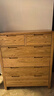 源氏木語(yǔ)全實(shí)木橡木五斗柜收納七斗柜臥室客廳家具電視柜簡(jiǎn)約抽屜儲物柜子 原木色六斗柜95.9*40.2*115.6cm 整裝 曬單實(shí)拍圖