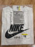 耐克女純棉標志T恤春季印花輕便休閑柔軟FUTURA舒適NIKE DX7907 100白/黑 S 曬單實(shí)拍圖