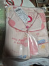 笛莎（DEESHA）280G三層夾棉保暖循環(huán)鎖溫女童開(kāi)衫加厚家居服套裝粉紅滿(mǎn)花150 曬單實(shí)拍圖
