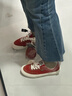 VISION STREET WEAR官方  FLAT TOP紅柚色低幫翻毛皮帆布鞋滑板鞋男女鞋平底 西柚色 38 曬單實(shí)拍圖