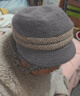 紅蜻蜓女士中老年人帽子冬季老人帽毛線(xiàn)媽媽帽冬天奶奶婆婆老太太針織帽 兔毛混紡[單帽]W2415·卡其 曬單實(shí)拍圖