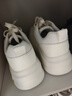 達芙妮松糕小白鞋女2025新款休閑鞋女百搭運動(dòng)白色板鞋女鞋 米白色 38 曬單實(shí)拍圖