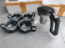 一壺四杯茶壺套裝 大容量玻璃茶杯帶濾網(wǎng)耐高溫水壺茶具無(wú)底座 1000ML一壺+四杯套裝 1件 曬單實(shí)拍圖
