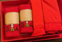 浪莎（LangSha）本命年內褲女純棉結婚馬年中腰蕾絲大紅色全棉襪子騏驥喜慶短褲頭 曬單實(shí)拍圖