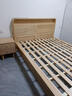 大葉和楓實(shí)木床 北歐1.5米床白蠟木實(shí)木雙人1.8x2米床主臥實(shí)木大床 單床-支架款【實(shí)木床頭】 1500*2000 曬單實(shí)拍圖