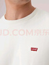 Levi's李維斯25年秋冬新款男士美式簡(jiǎn)約休閑經(jīng)典LOGO圓領(lǐng)衛衣 米白色 L 曬單實(shí)拍圖