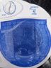 長(cháng)虹4.5KG雙桶洗衣機雙缸半自動(dòng)家用出租房宿舍小型迷你寶寶嬰兒童洗脫一體強力甩干抑菌除螨 藍色【升級款】洗脫兩用+抑菌除螨+不銹鋼脫水桶 曬單實(shí)拍圖