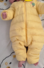 巴拉巴拉童裝嬰兒羽絨服寶寶輕薄連體衣抱衣爬服兒童冬裝男童女童可愛(ài)萌趣 曬單實(shí)拍圖