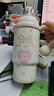 聚莜家大容量保溫杯女高顏值巨無(wú)霸雙飲冰霸杯學(xué)生可愛(ài)水壺辦公室咖啡杯 愛(ài)心蝴蝶結900ml+蝴蝶結+kt貓頭 曬單實(shí)拍圖