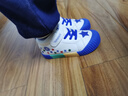 泰蘭尼斯311冬季新款加絨保暖幼兒園室內鞋男童防滑軟底女童板鞋 白/藍/紅 27 內長(cháng)17.5cm適合腳長(cháng)16.0cm 曬單實(shí)拍圖