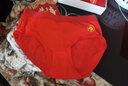 浪莎本命年大紅內褲女抗菌棉馬年生肖結婚三角短褲騏驥紅內褲襪子禮盒 曬單實(shí)拍圖
