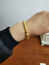【搶金鏈】香港免稅正品純沙金手鏈女款黃金色轉運招財手飾手串 光砂金手鏈今日虧本沖量 曬單實(shí)拍圖