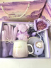 斐禮物飾實(shí)用生日禮物女生送伴手禮女伴娘公司年會(huì )員工結婚新年禮盒保溫杯 漸變紫陶瓷杯+杯墊+補光風(fēng)扇+小熊毛巾 450ml 紫色漸變禮盒送小花束 曬單實(shí)拍圖