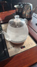 益茶福全自動(dòng)上水電熱水壺底部上水嵌入式茶臺功夫茶燒水壺飲水燒水一體機抽水玻璃煮茶壺保溫泡茶壺 SQ-008金色玻璃套裝 1L 曬單實(shí)拍圖
