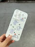 英愷達 適用蘋(píng)果16Pro手機殼iPhone16Pro保護套鏡頭全包防摔親膚男女款保護套透明彩繪白底小象 曬單實(shí)拍圖