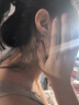 Lnieer999足銀耳環(huán)女款圈圈高級感ins風(fēng)耳骨釘睡覺(jué)免摘養耳洞銀耳圈耳飾 999足銀 12mm耳圈一對[適合耳垂] 曬單實(shí)拍圖