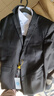紅蜻蜓【順豐-次日達可選]西服套裝男士修身商務(wù)正裝職業(yè)裝上班西裝婚禮 黑色 2XL 【西服+褲+襯衫】+領(lǐng)帶+皮帶 曬單實(shí)拍圖