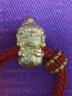中國黃金（CHINA GOLD）大勢至菩薩黃金手鏈女足金生肖馬手繩本命年新年情人節禮物送女友 大勢至菩薩*馬串珠約0.9g【甄選禮盒】 曬單實(shí)拍圖