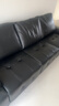 顧家家居（KUKA）門(mén)店同款勞倫斯電動(dòng)沙發(fā)床頭層牛皮沙發(fā)6330黑三人位三電動(dòng)2.9m 曬單實(shí)拍圖