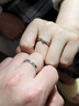 卡蒂羅愛(ài)意交織925銀情侶對戒一對戒指可調節新年生日禮物送女友 曬單實(shí)拍圖