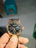 【網(wǎng)紅爆款】商務(wù)腕表石英運動(dòng)表休閑皮帶男女手表 黑色 曬單實(shí)拍圖