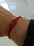 十二生肖2026丙午馬年紅繩手鏈手串本命年紅繩生肖男女同款 【鼠】手鏈桶珠+平安珠+精美禮盒 曬單實(shí)拍圖