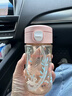 酷比兔適配貝親奶瓶直飲吸管杯蓋配件330ml一歲以上奶嘴轉換蓋ppsu通用 【粉色-升級】彈蓋直飲杯蓋-可手提 12個(gè)月+ 曬單實(shí)拍圖