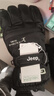 JEEP滑雪手套男冬騎行保暖登山防潑水加絨加厚觸屏防寒防風(fēng)手套 黑色 曬單實(shí)拍圖