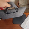 侶悟 華為MateBook D16/15/14筆記本手提包X pro電腦包MatePad Edge 2025款鴻蒙Pro男女單肩挎包 深灰色-布藝手提包 14.2英寸華為MateBook 14 曬單實(shí)拍圖