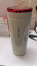 摩飛電器（Morphyrichards） 電熱水壺便攜式燒水壺旅行保溫電熱水杯316不銹鋼燒水杯密封調溫MR6060 0.3L 椰奶白 曬單實(shí)拍圖