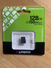 金士頓（Kingston）128GB TF（MicroSD） 存儲卡 U1 A1 V10 內存卡 讀速150MB/s 適配無(wú)人機/運動(dòng)相機/switch/監控 曬單實(shí)拍圖