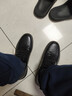 奧康（Aokang）奧康男士英倫風(fēng)商務(wù)皮鞋男冬季 黑色  42   曬單實(shí)拍圖