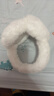 GOLOVEJOY高樂(lè )捷兒童耳罩冬季保暖小孩護耳朵防凍男女童毛絨耳捂子耳包米白 曬單實(shí)拍圖