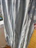 三彩2025夏季新款純棉牛仔褲寬松收腰直筒闊腿褲毛邊長(cháng)褲F 曬單實(shí)拍圖
