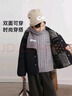 布丁哈魯【雙面穿】男童棉服外套冬季新品中大童復古印花外套兒童寬松上衣 曬單實(shí)拍圖