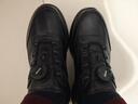沙馳（SATCHI）男鞋透氣輕便商務(wù)休閑運動(dòng)鞋秋冬厚底增高戶(hù)外跑步鞋真皮百搭皮鞋 黑色 40 曬單實(shí)拍圖