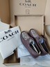 蔻馳（COACH）新品男士男鞋經(jīng)典標志馬球靴皮革一腳蹬樂(lè )福鞋靴輕奢商務(wù)休閑皮鞋 橡木色/楓樹(shù)棕色 42.5 曬單實(shí)拍圖
