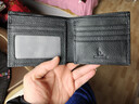 袋鼠錢(qián)包男士真皮短款2026新款商務(wù)頭層牛皮錢(qián)夾一體卡包薄款皮夾父親 加大容量款-黑色【燙印標】 曬單實(shí)拍圖
