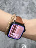 優(yōu)倫詩(shī)適用蘋(píng)果手表S11表帶apple watch S10/9/8小狗磁吸皮質(zhì)腕帶iWatch S7/6/SE毛絨秋冬小蠻腰表帶女 棕色【卡通小狗-皮質(zhì)磁吸扣】 38/40/41/42mm（小表盤(pán)） 曬單實(shí)拍圖